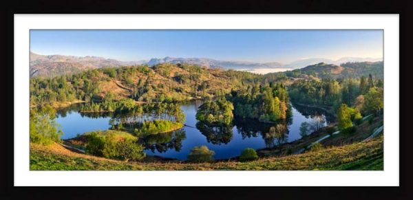 Tarn Hows Tranquility framed print with Mount