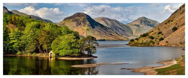 Wastwater Boathouse in Spring - Print
