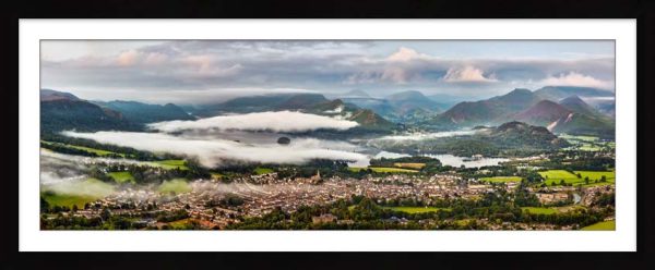 Keswick Mountains and Mists framed print with Mount