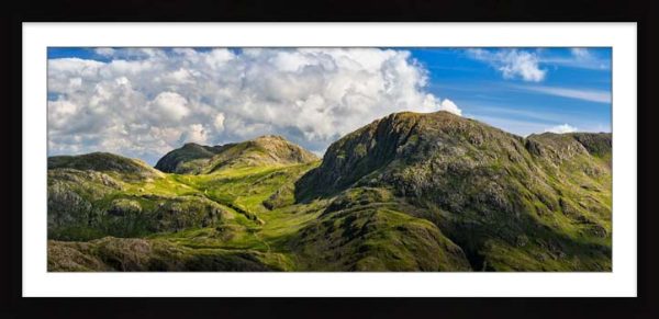 Esk Pike and Great End - Framed