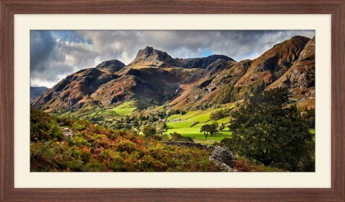 Cumbrian Way Langdale - Framed