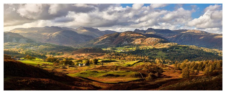 Black Crag to Little Langdale - Print