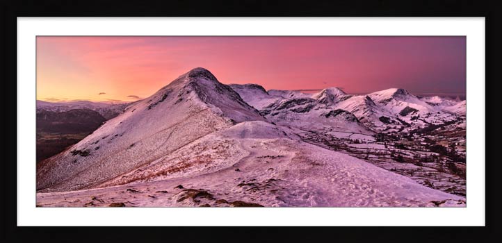 Cat Bells Dawn Light - Framed