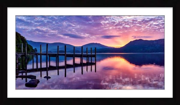 Brandelhow Serene Sunrise framed print with Mount