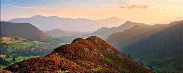 Hazy Rays on the Newlands Ridges - Canvas