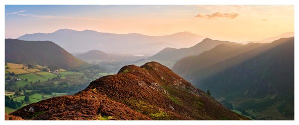 Hazy Rays on the Newlands Ridges - Fine Art Print