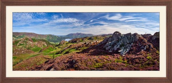 The Land of Rocks and Heather framed print with Mount