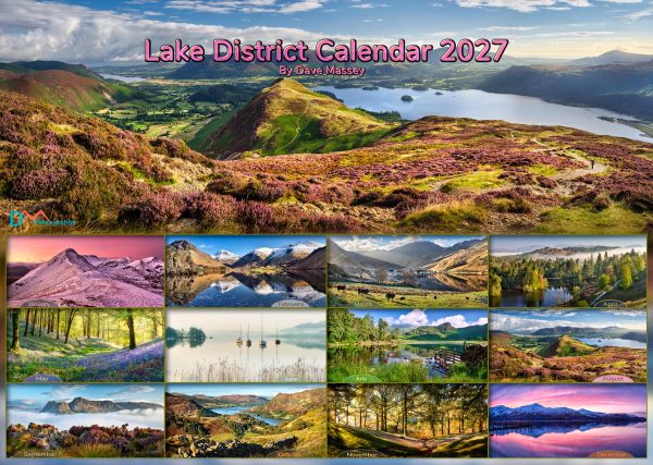 Lake District 2027 A4 Calendar