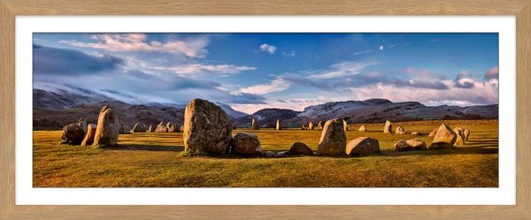 Morning Sunshine on Castlerigg - Framed