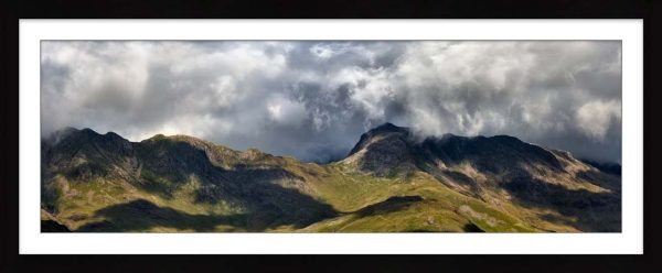 Dancing Clouds of Bow Fell - Framed print with Mount