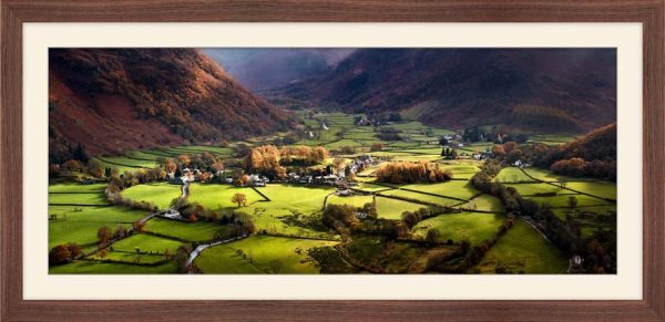 Autumn Colours of Borrowdale  framed print with Mount