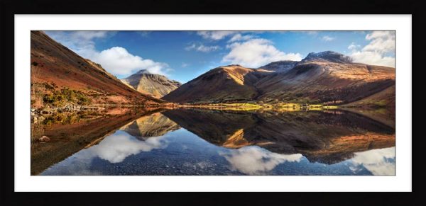 Wast Water Tranquility framed print with Mount
