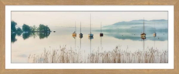 Serene Windermere Morning - Framed print with Mount