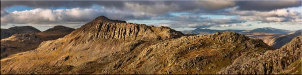Bow Fell and Crinkle Crags - Canvas Print