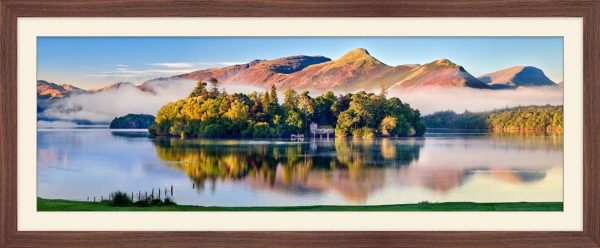 Misty Morning Derwent Water - Framed