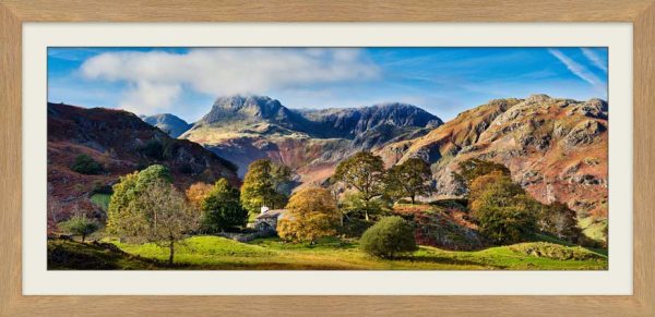 Golden Trees of Langdale - Framed print with Mount