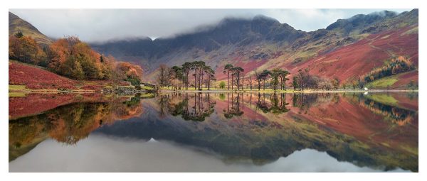 Buttermere Autumn Reflections - Fine Art Print