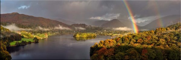 Sunshine Showers and Rainbows - Canvas